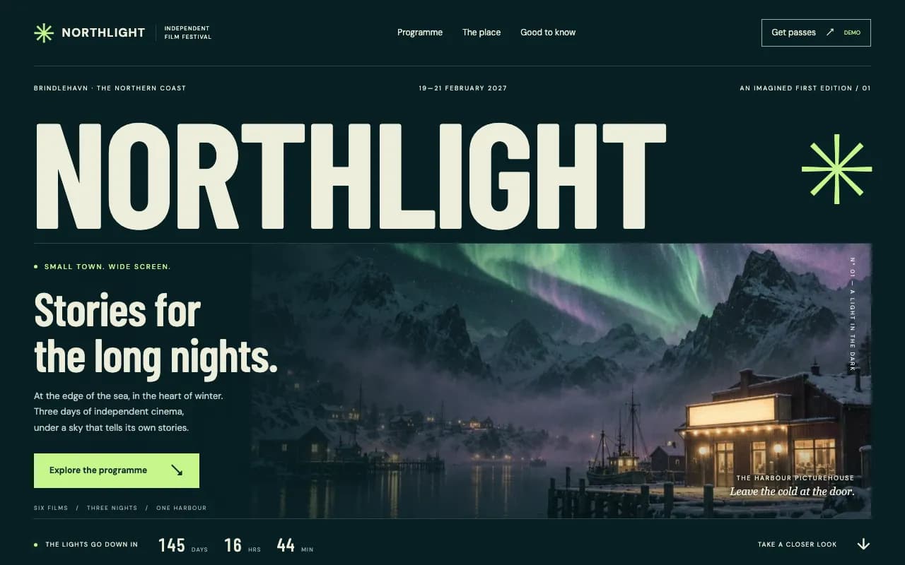 Northlight Film Festival 的截图