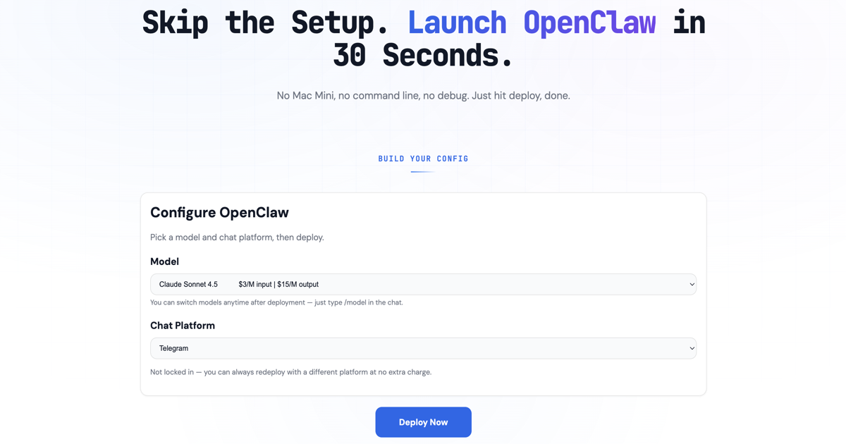 OpenClaw Launch screenshot 1